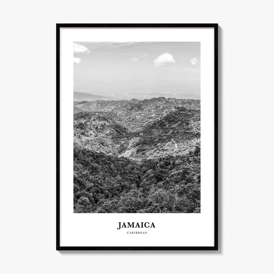 Jamaica Classic No 2 Poster, framed poster mockup
