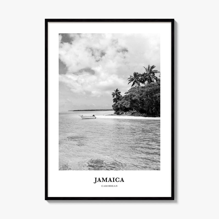 Jamaica Classic No 3 Poster, framed poster mockup
