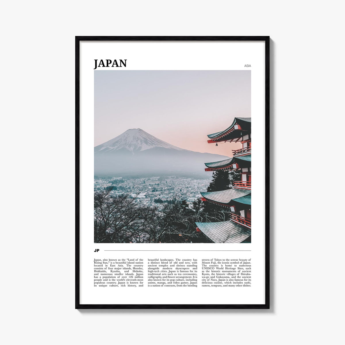 Japan Travel Poster