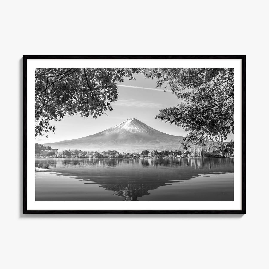 Japan Photo Poster, framed poster mockup, white border