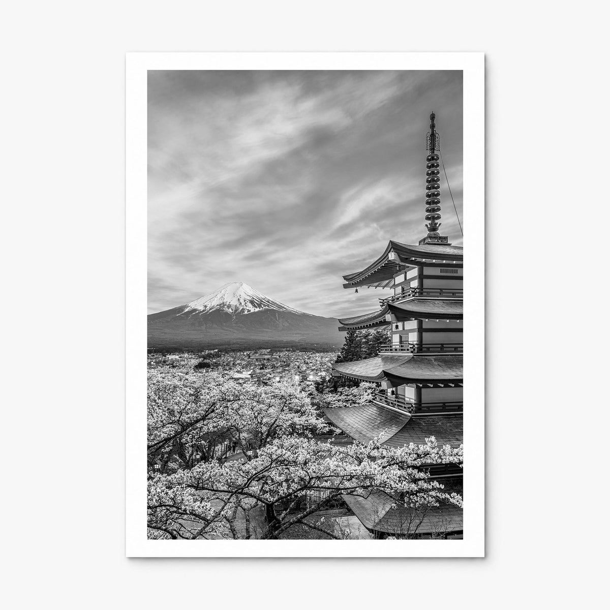 Japan Photo Poster, print only (unframed), white border