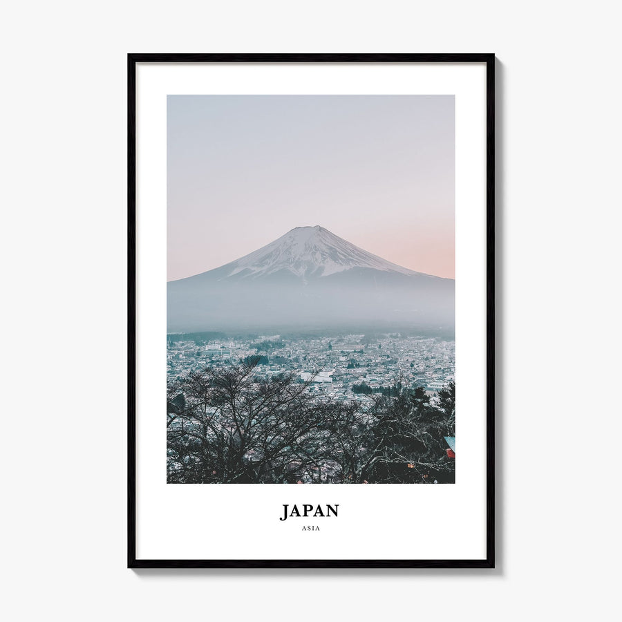 Japan Classic Poster, framed poster mockup