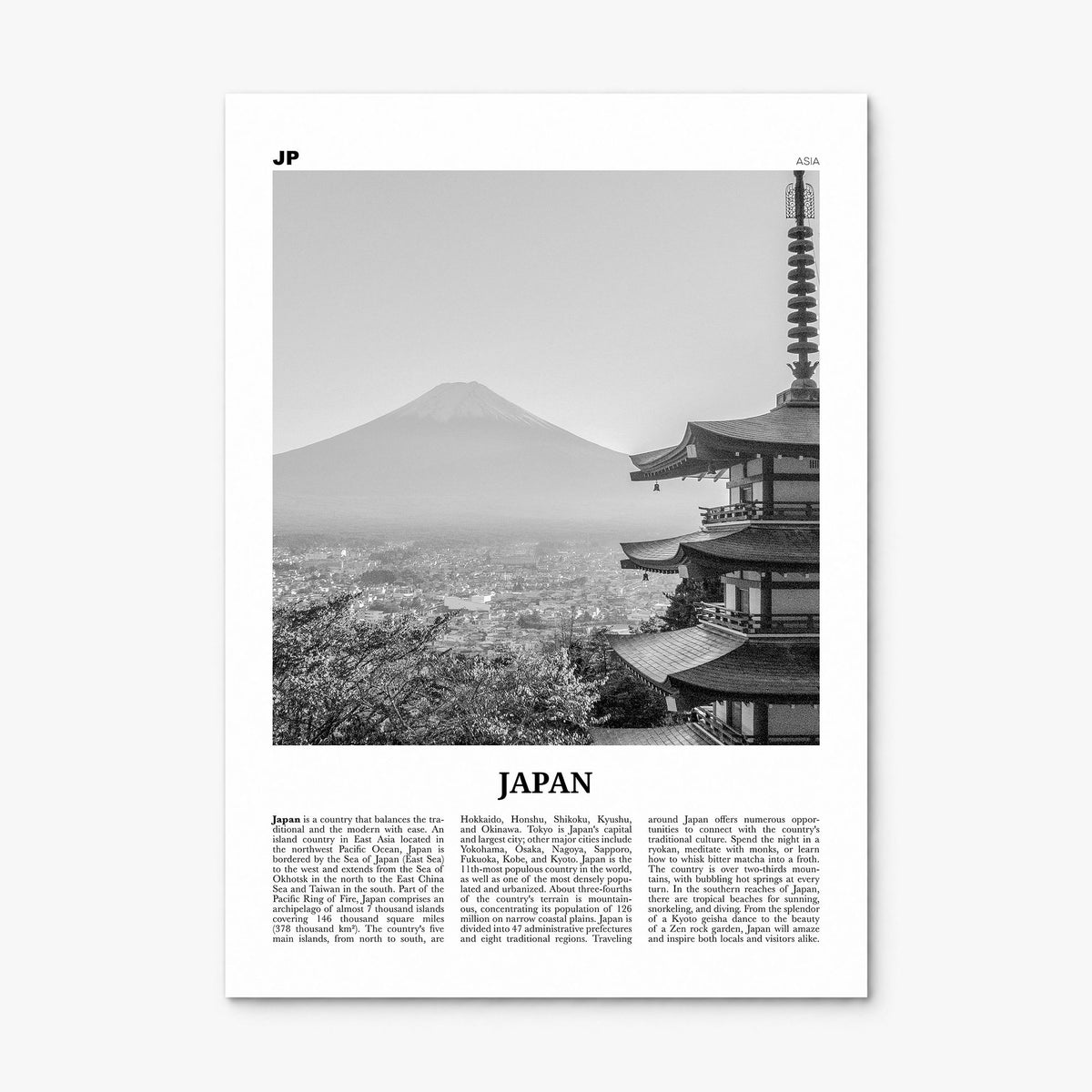 Japan Newspaper No 1 Poster, print only (unframed)