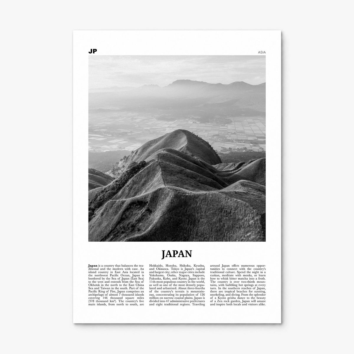 Japan Newspaper No 3 Poster, print only (unframed)