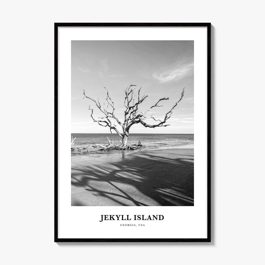 Jekyll Island Classic Poster, framed poster mockup