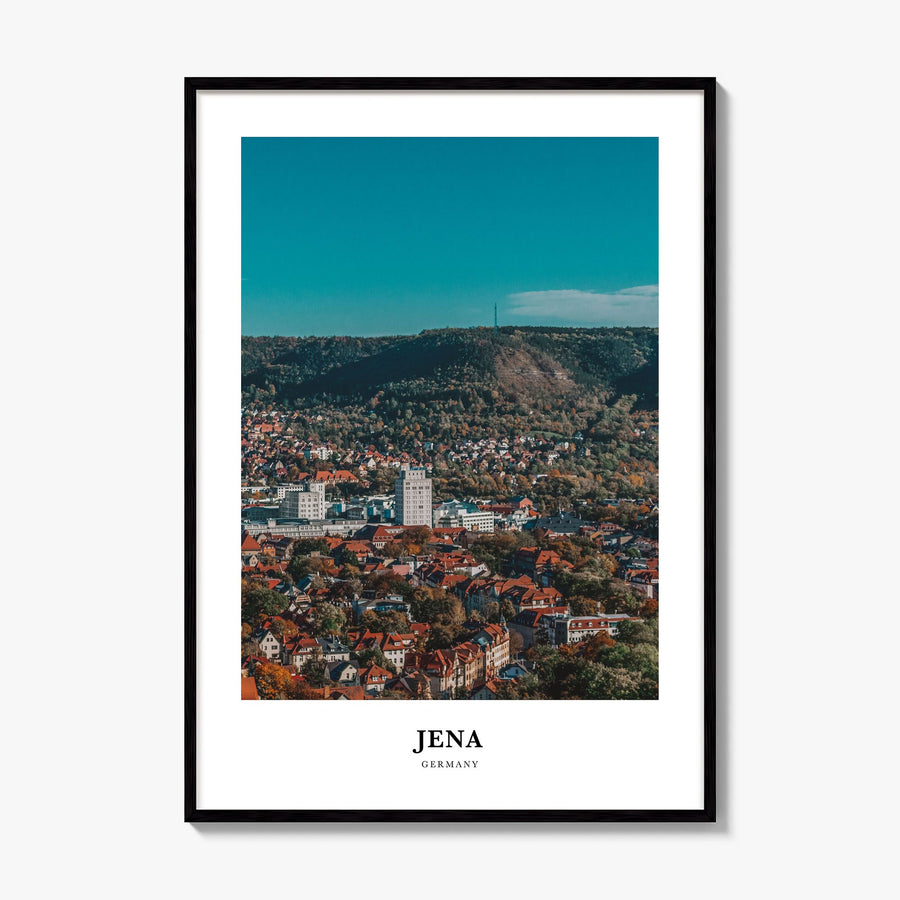 Jena Classic Poster, framed poster mockup