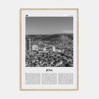 Jena Poster Natural Wood / 8x12 in Nbourhood Travel B&W Poster