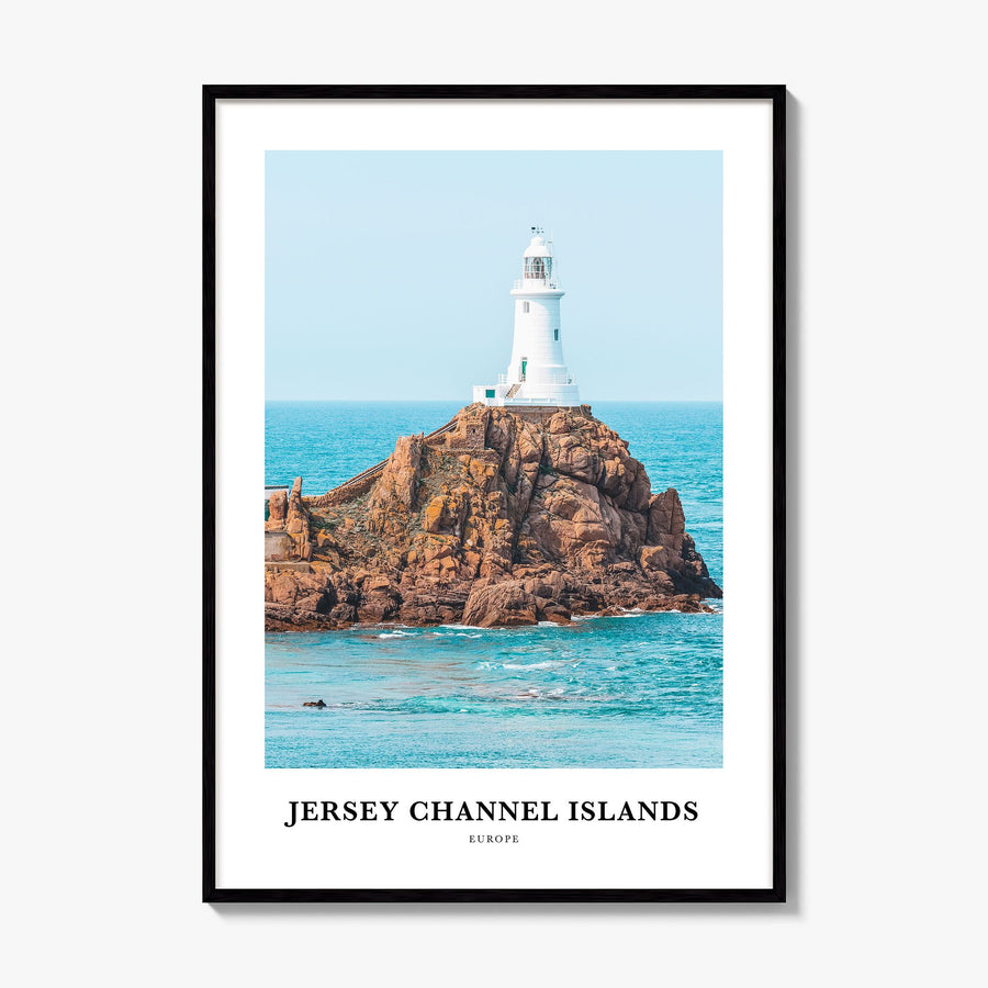 Jersey, Channel Islands Classic No 2 Poster, framed poster mockup