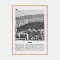 Jinan Poster Natural Wood / 8x12 in Nbourhood Travel B&W Poster