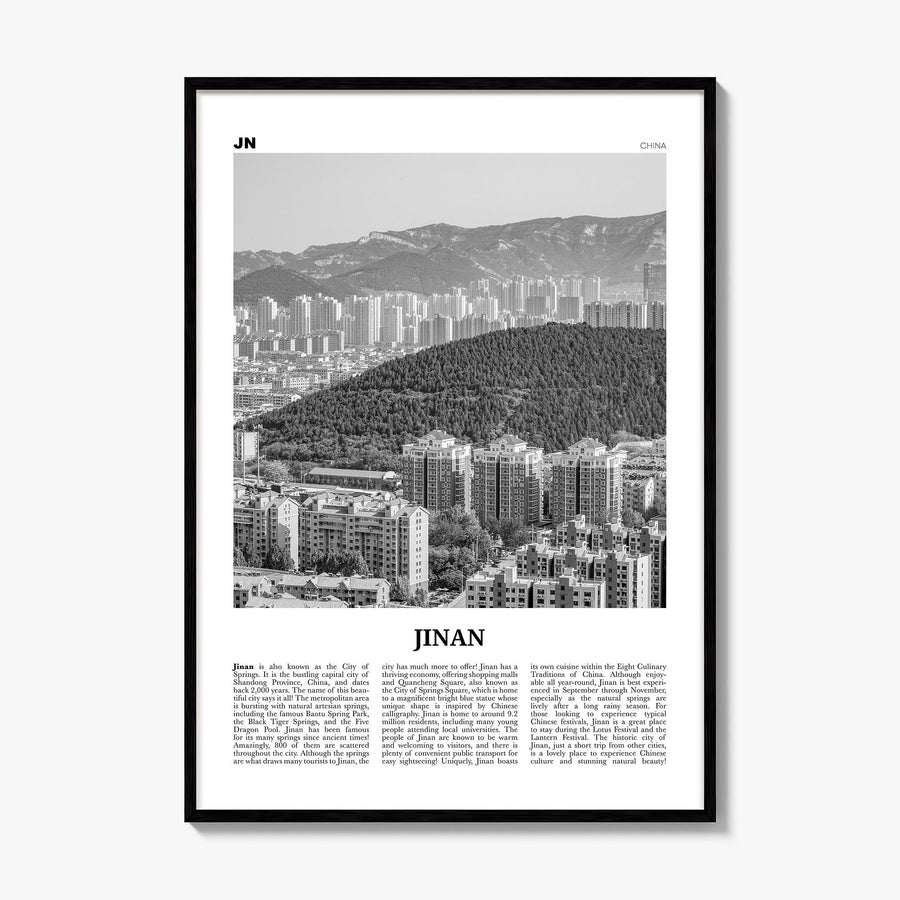 Jinan Newspaper Poster, framed poster mockup