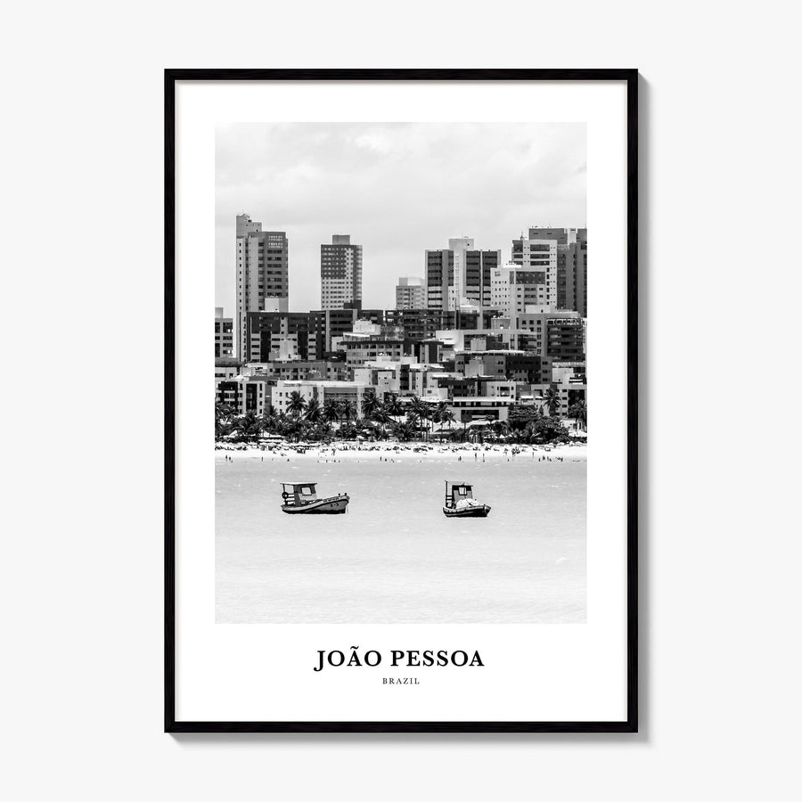 João Pessoa Classic Poster, framed poster mockup