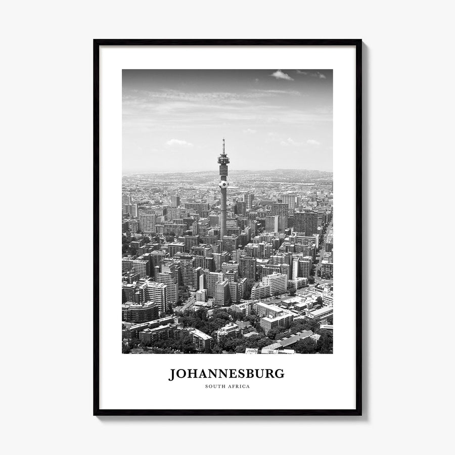 Johannesburg Classic No 1 Poster, framed poster mockup