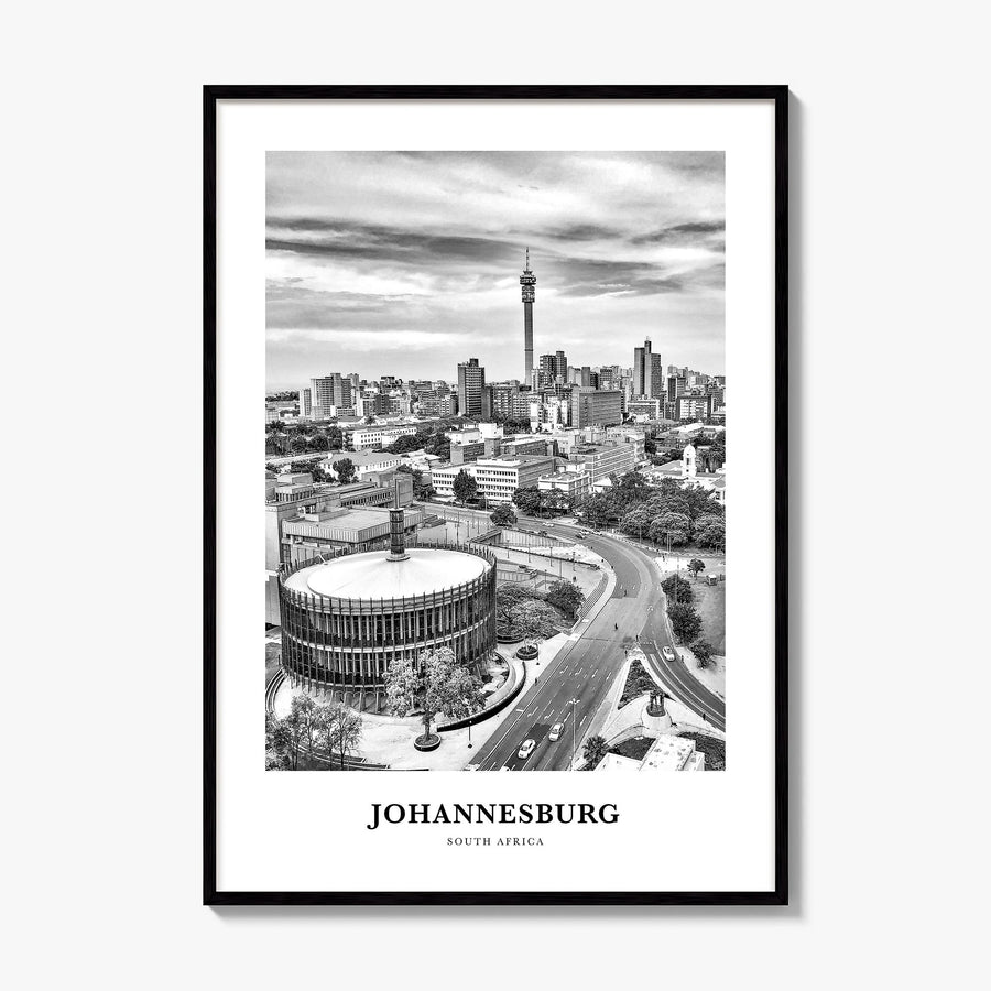Johannesburg Classic No 2 Poster, framed poster mockup