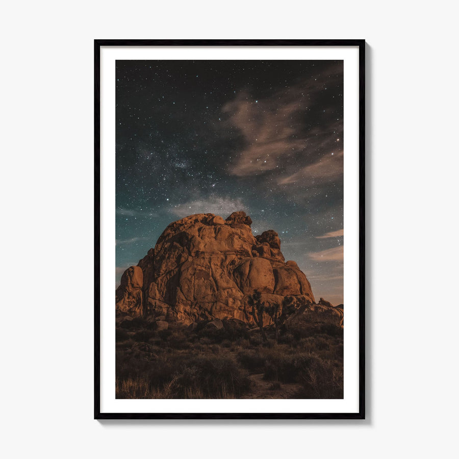 Joshua Tree National Park Photo No 6 Poster, framed poster mockup, white border