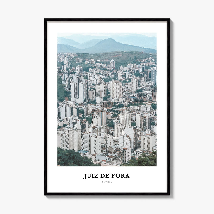 Juiz de Fora Classic Poster, framed poster mockup