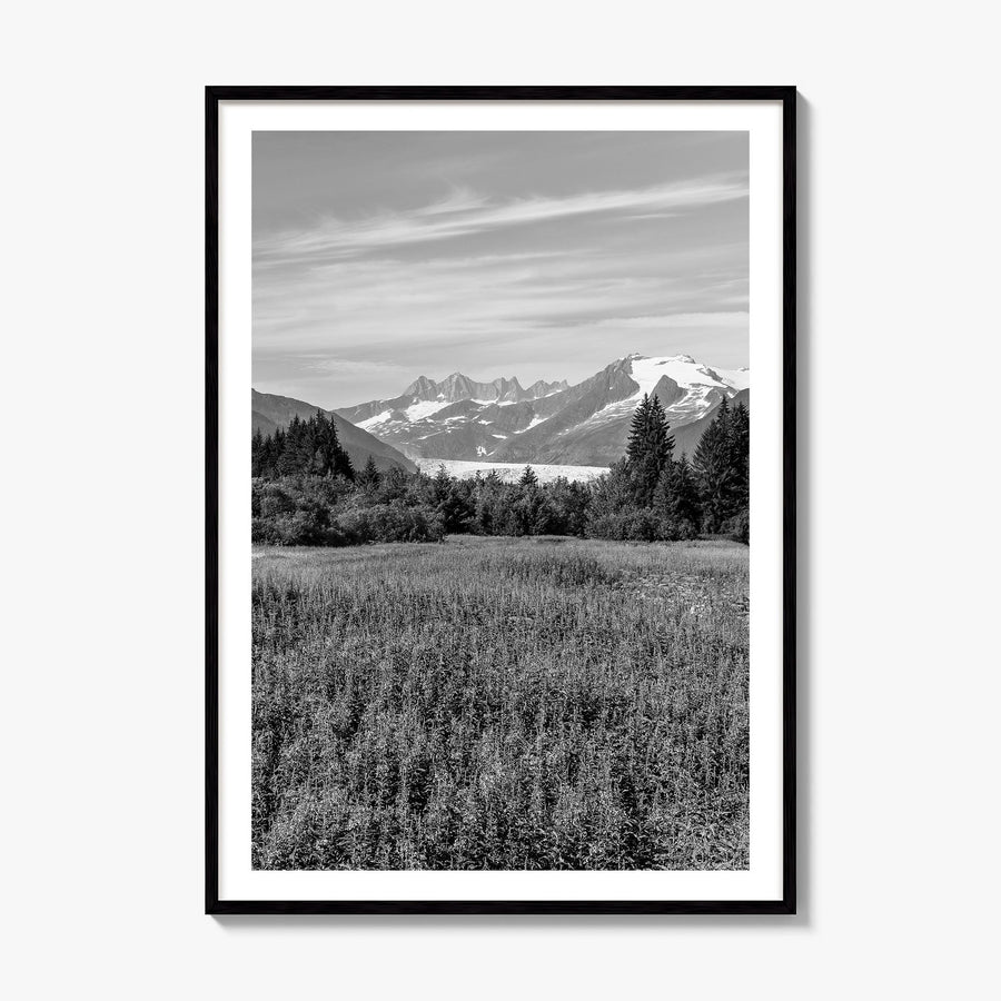 Juneau Photo Poster, framed poster mockup, white border