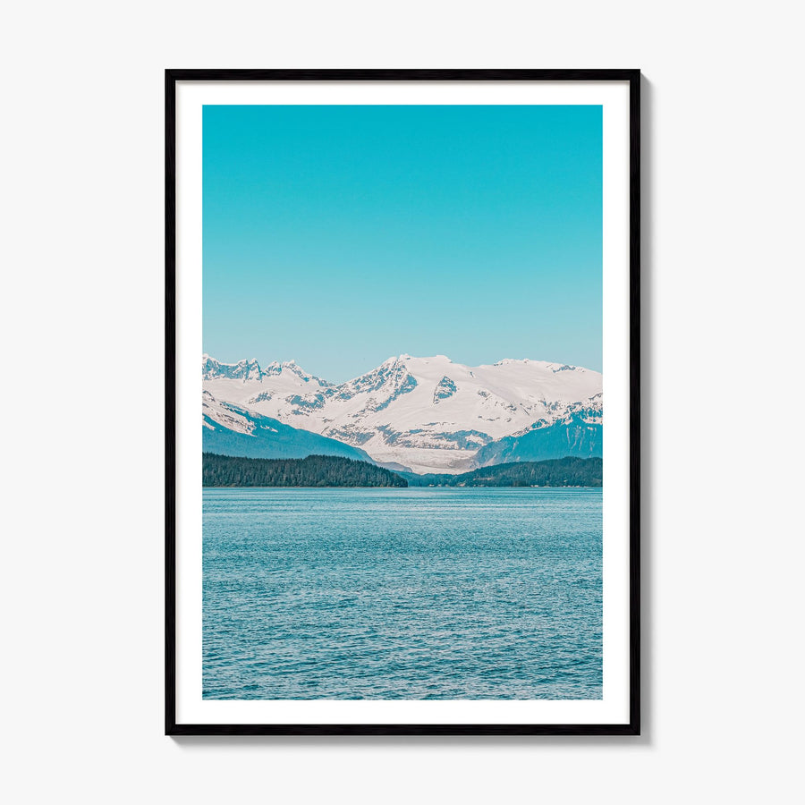 Juneau Photo Poster, framed poster mockup, white border