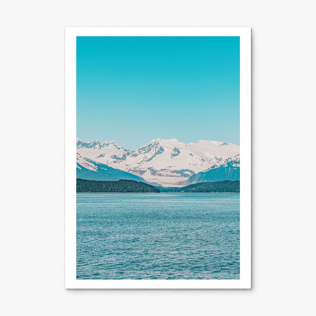 Juneau Photo Poster, print only (unframed), white border