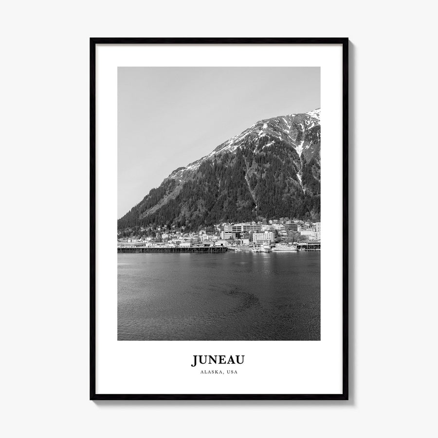 Juneau Classic No 2 Poster, framed poster mockup