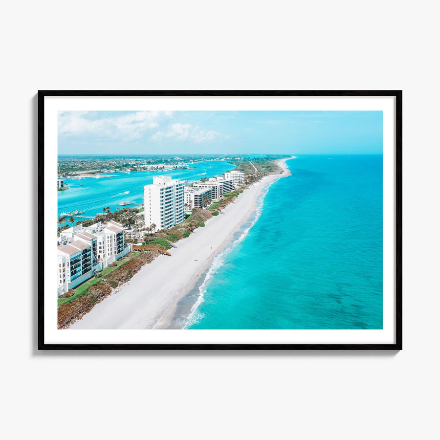 Jupiter Photo Poster, framed poster mockup, white border