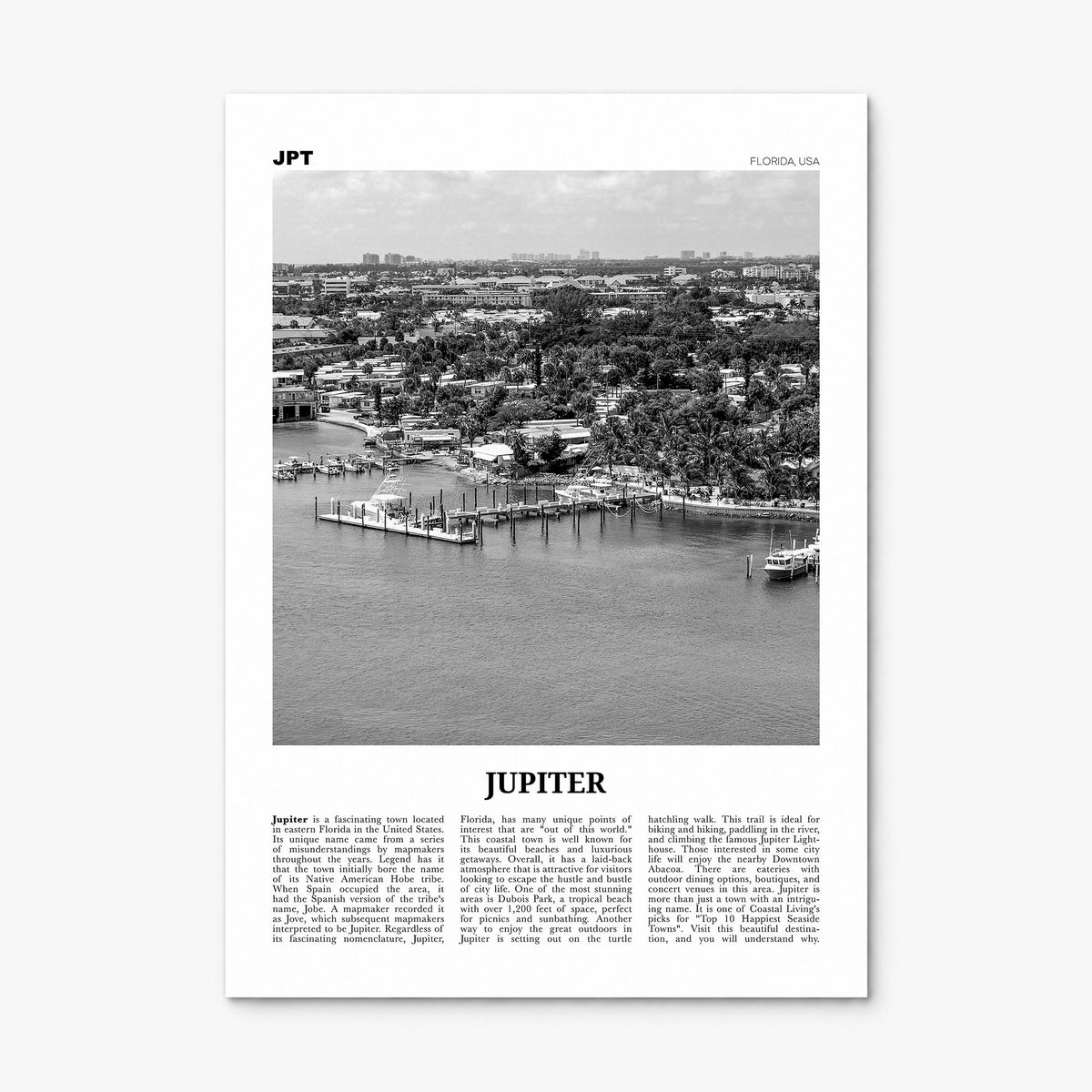Jupiter Newspaper Poster, print only (unframed)