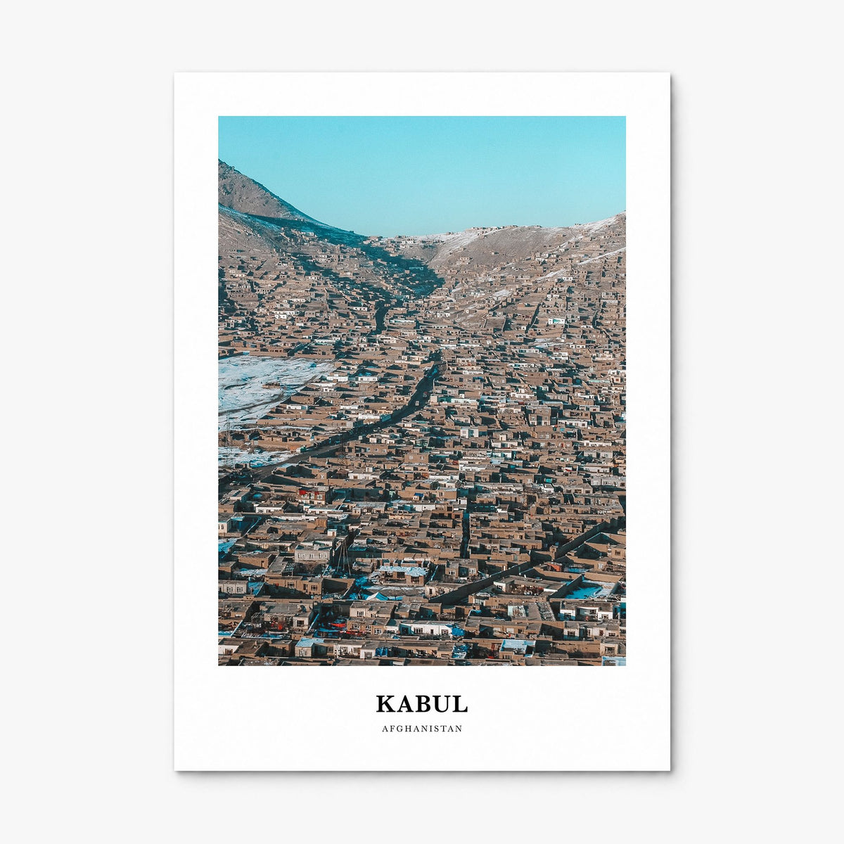 Kabul Classic Poster, print only (unframed)