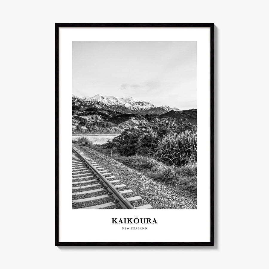 Kaikōura Classic Poster, framed poster mockup