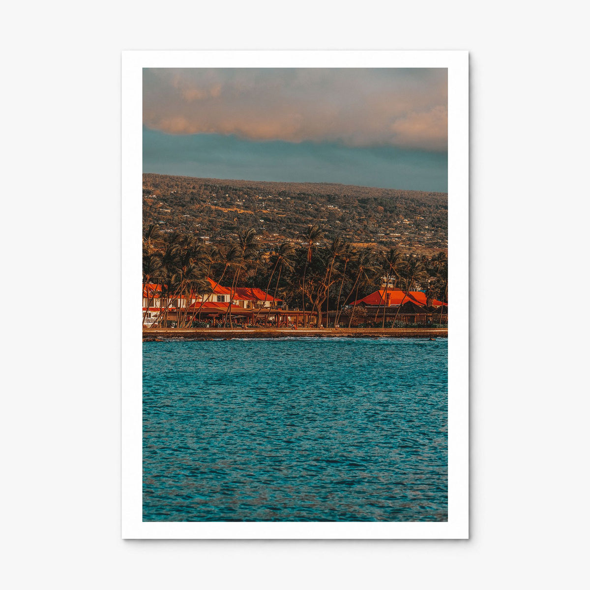 Kailua-Kona Photo No 1 Poster, print only (unframed), white border