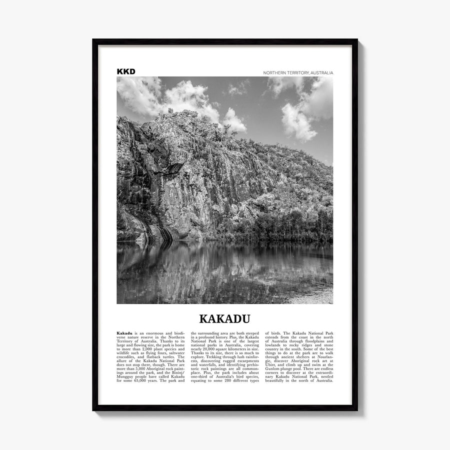 Kakadu Newspaper Poster, framed poster mockup