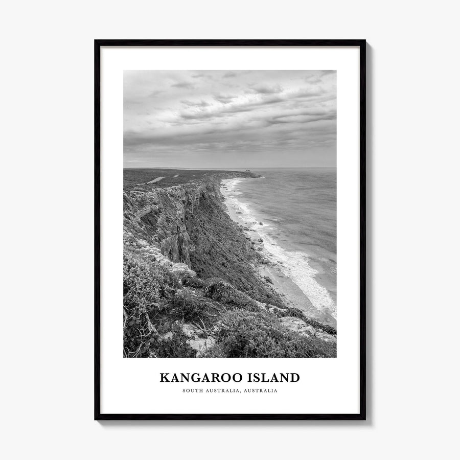 Kangaroo Island Classic Poster, framed poster mockup