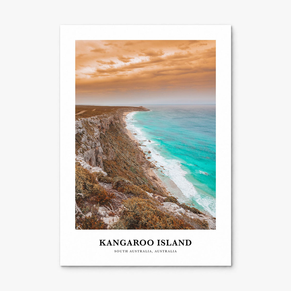 Kangaroo Island Classic Poster, print only (unframed)
