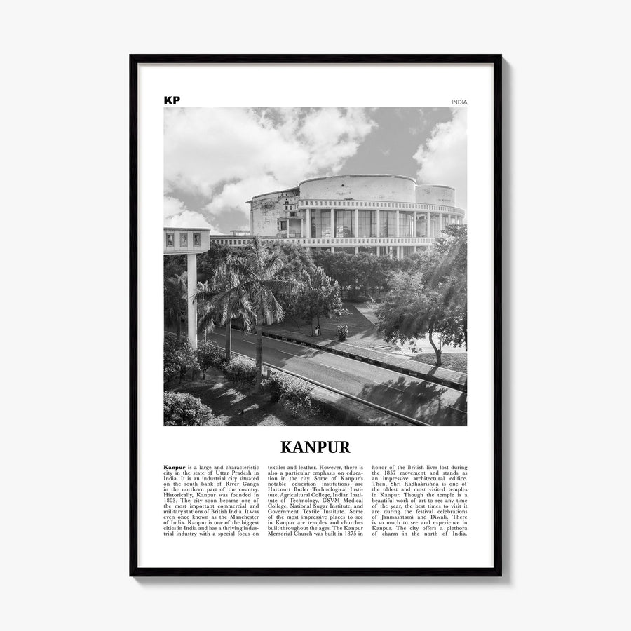 Kanpur Newspaper Poster, framed poster mockup
