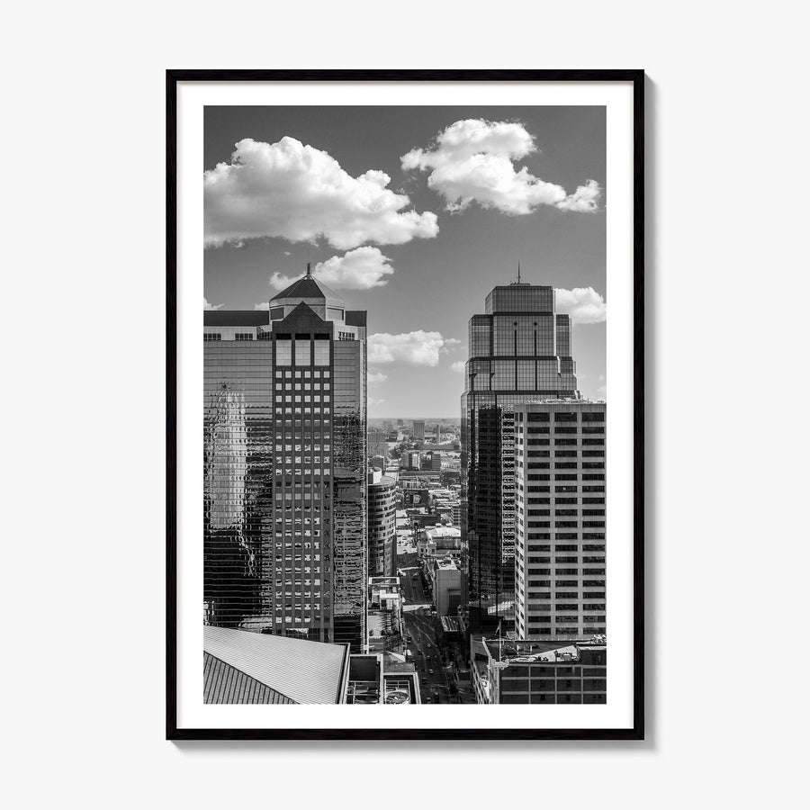 Kansas City, Missouri Photo No 2 Poster, framed poster mockup, white border
