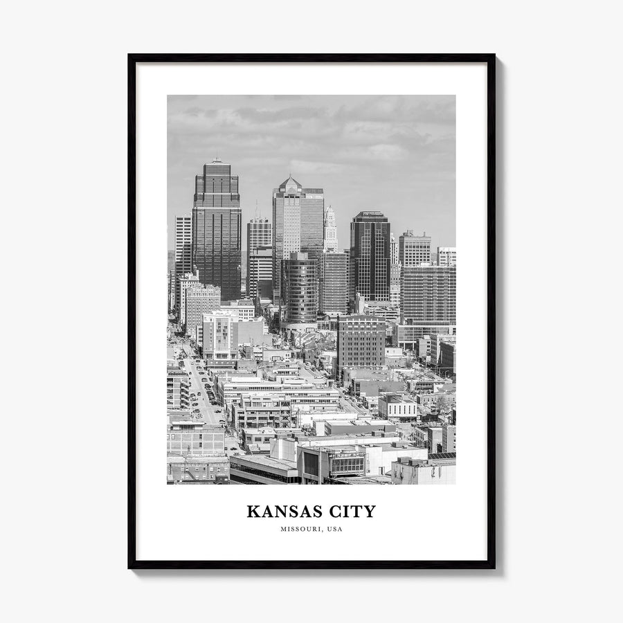 Kansas City, Missouri Classic No 2 Poster, framed poster mockup