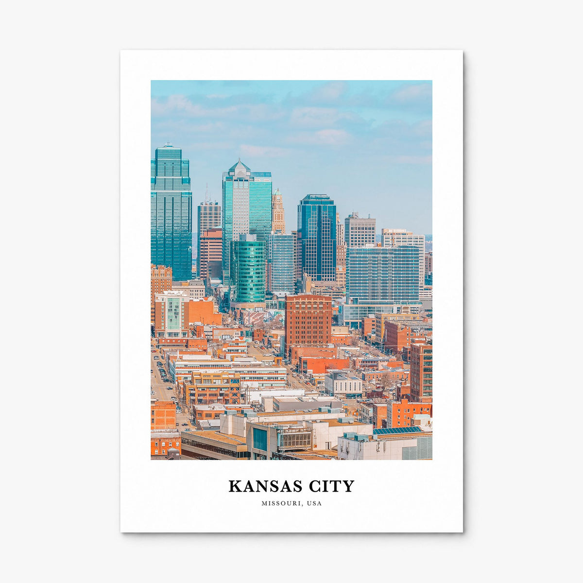 Kansas City, Missouri Classic No 2 Poster, print only (unframed)
