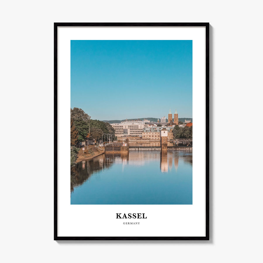 Kassel Classic Poster, framed poster mockup
