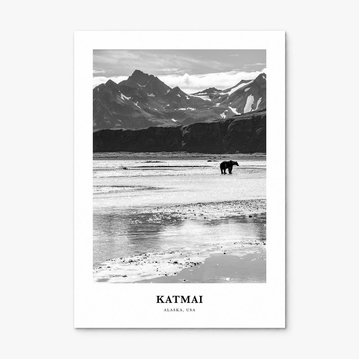 Katmai National Park Classic Poster, print only (unframed)