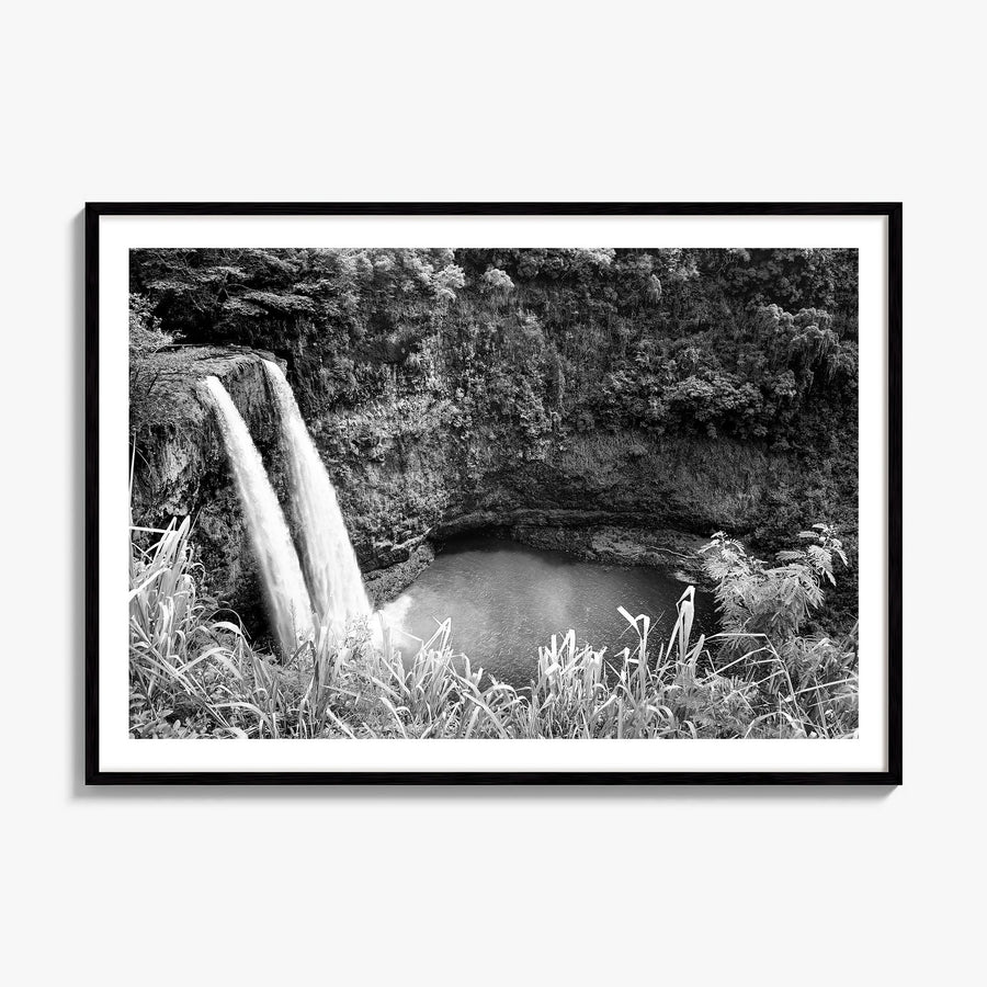 Kauai Photo Poster, framed poster mockup, white border