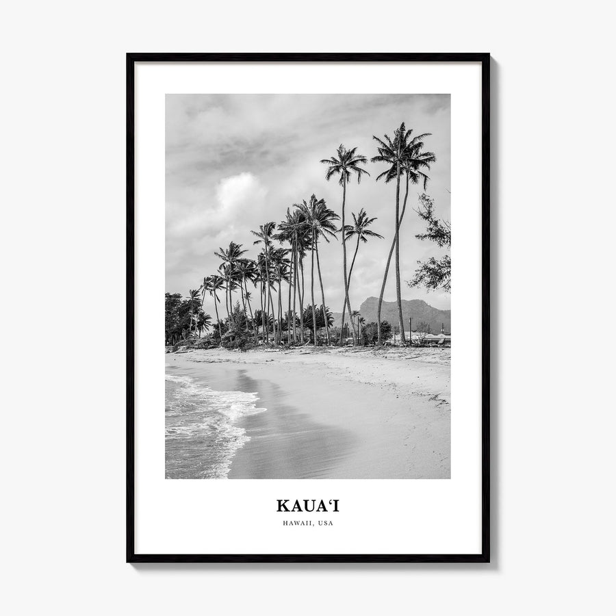 Kauai Classic No 1 Poster, framed poster mockup