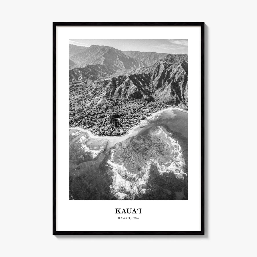 Kauai Classic No 2 Poster, framed poster mockup