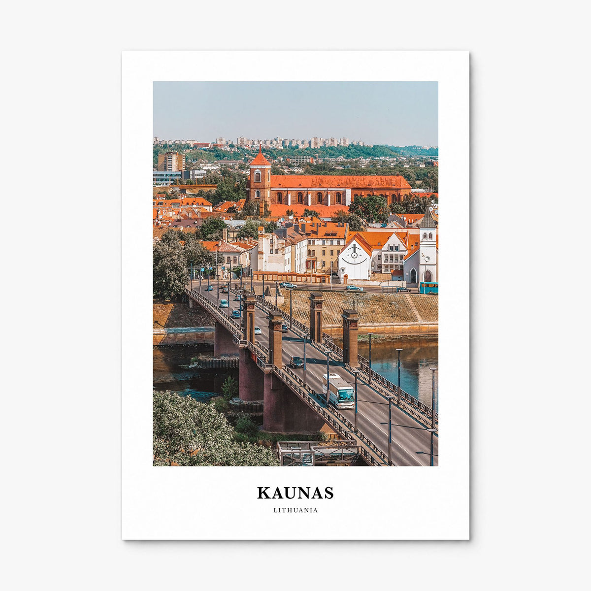 Kaunas Classic Poster, print only (unframed)