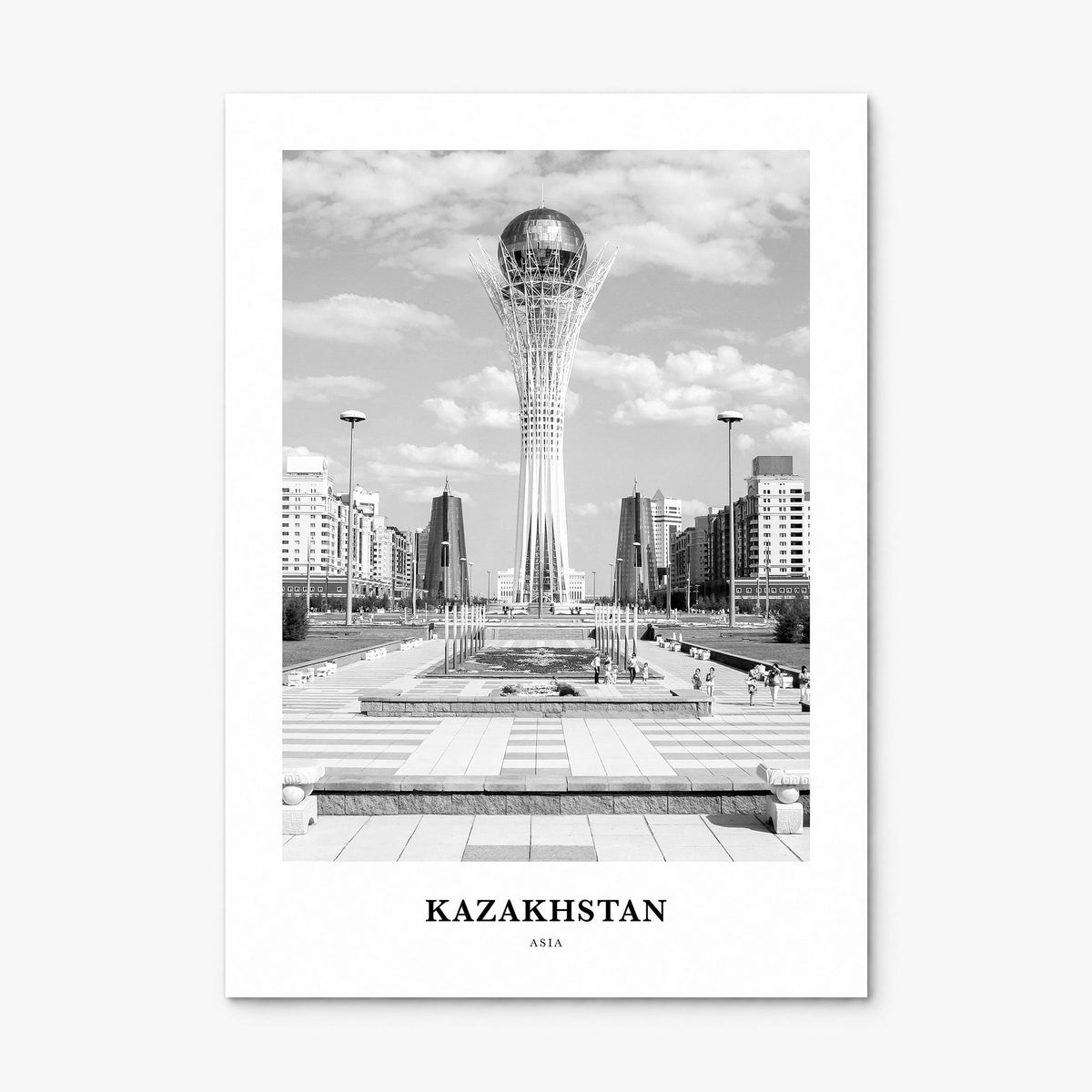 Kazakhstan Classic Poster, print only (unframed)