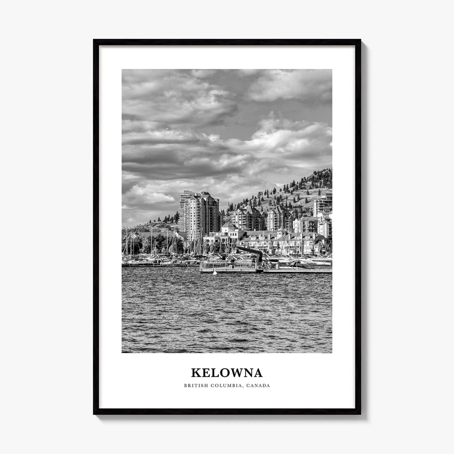 Kelowna Classic Poster, framed poster mockup