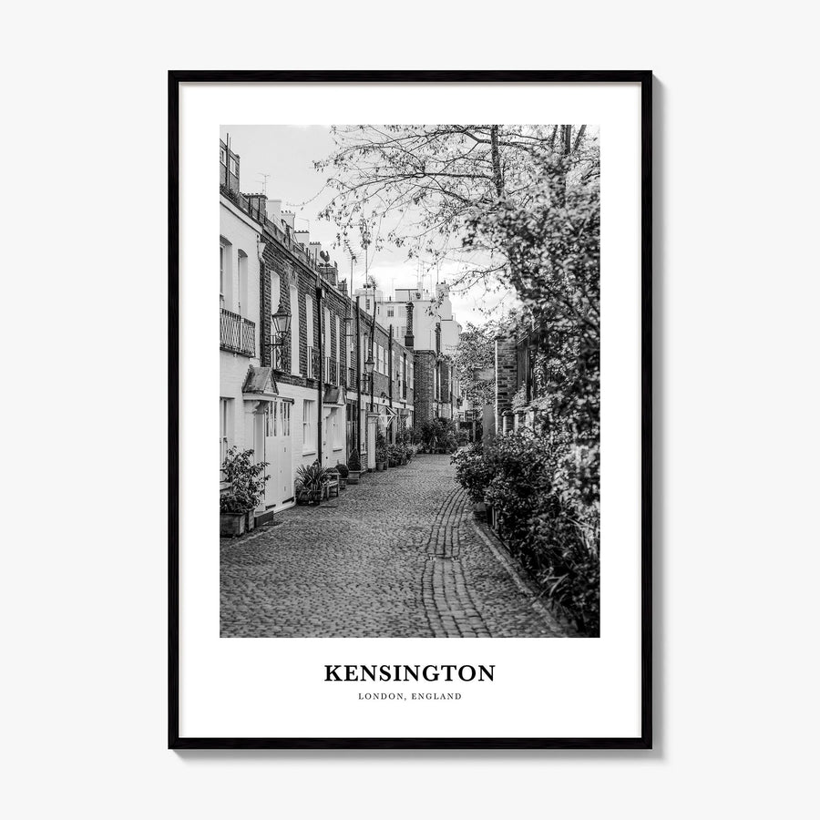 Kensington Classic Poster, framed poster mockup
