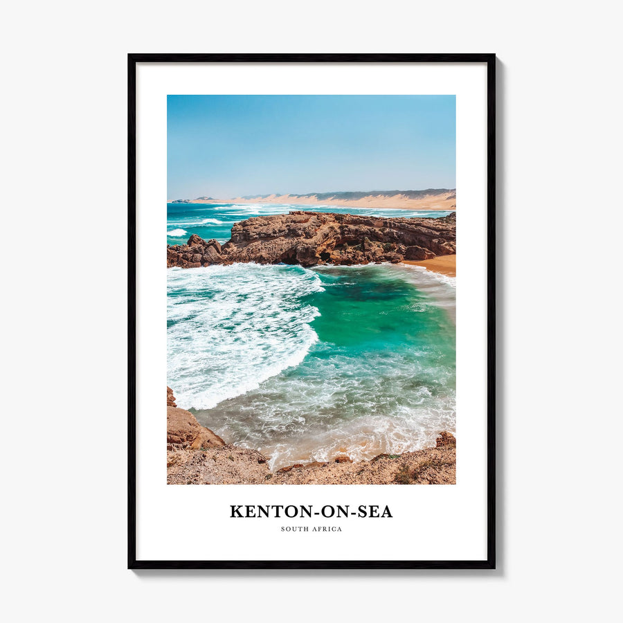 Kenton-on-Sea Classic Poster, framed poster mockup