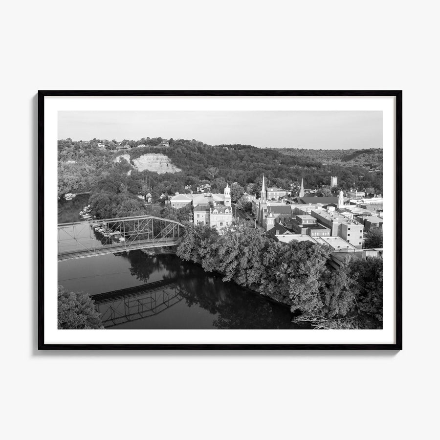 Kentucky Photo Poster, framed poster mockup, white border
