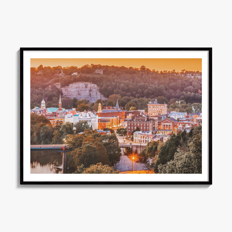 Kentucky Photo Poster, framed poster mockup, white border