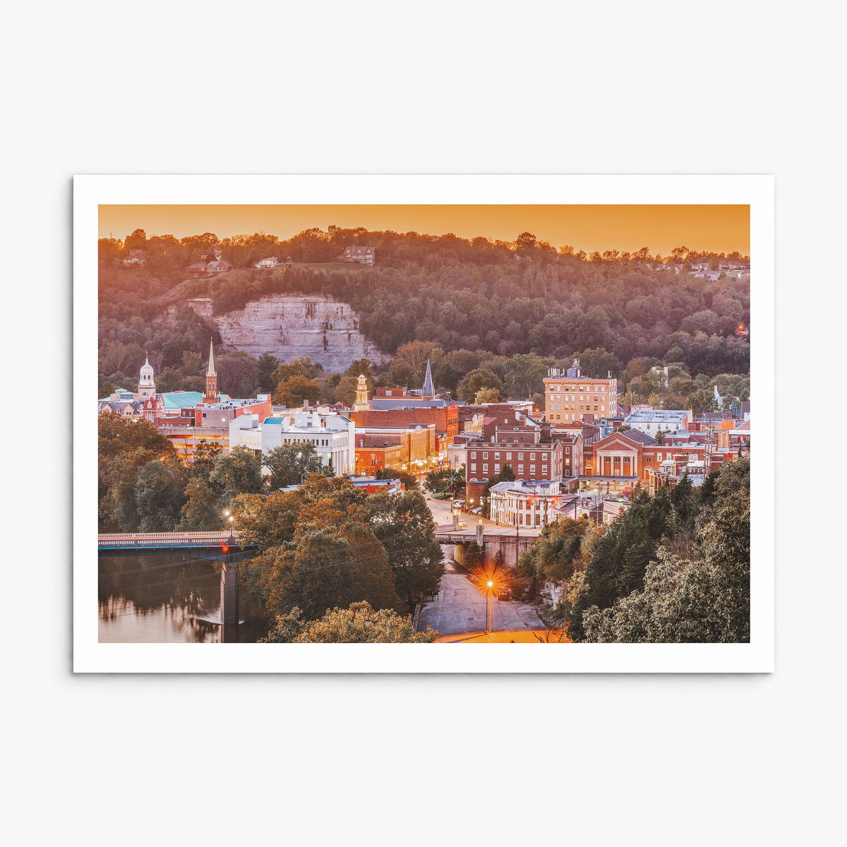 Kentucky Photo Poster, print only (unframed), white border