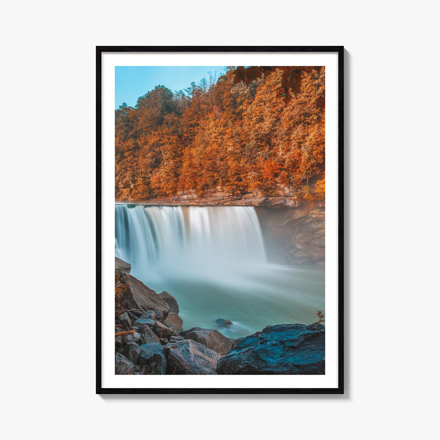 Kentucky no. 1 colorful photo poster of United States – vertical wall art, unframed print shown in interior mockup