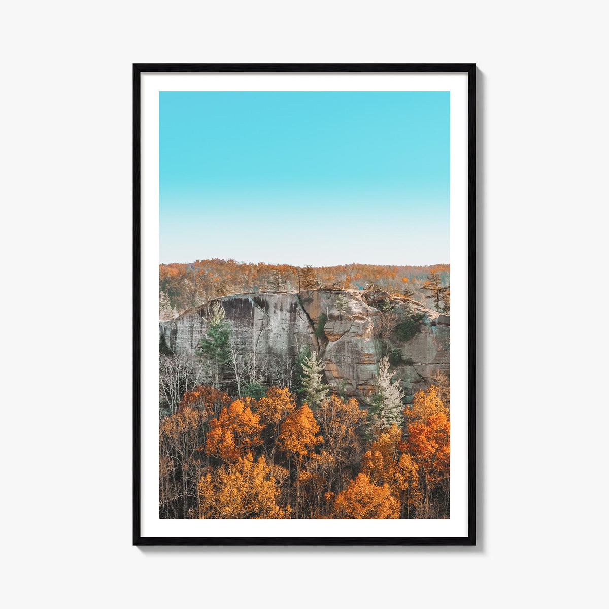 Kentucky no. 3 colorful photo poster of United States – vertical wall art, unframed print shown in interior mockup